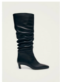Kalila Black Leather Boots