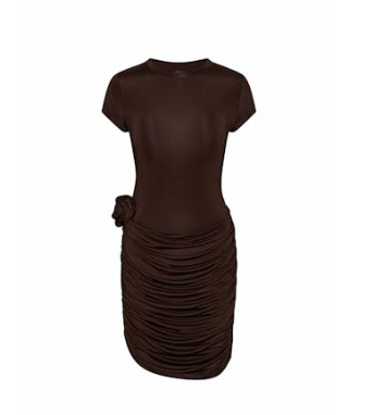 Draped Mini Dress