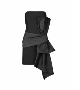 BUSTIER BOW DRESS
