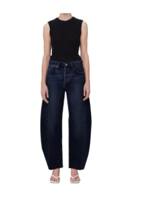 LUNA PIECED JEAN IN RINSE